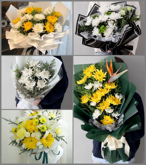 山东青岛平度市白沙河街道芝坊村白事花束代送
